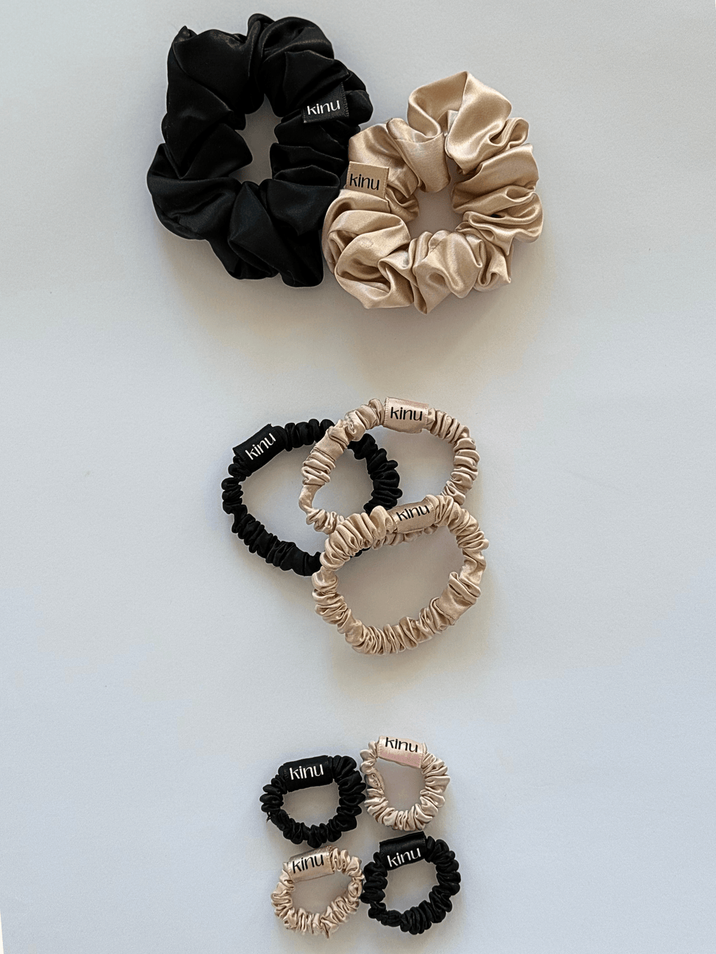 Kinu Silk Scrunchies
