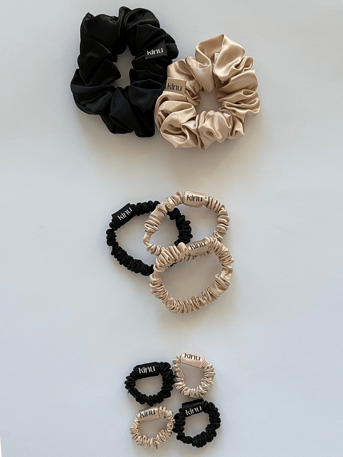 Kinu Silk Scrunchies